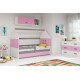 Children's bed attic House KidsBunkBed white blue color 160x80 cm. 124x86x164 cm. Children's bed attic House KidsBunkBed white blue color 160x80 cm. 124x86x164 cm.