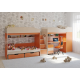 Three-tier bed KidsBunkBed K-087 wenge light 1844? 834? 1660 mm Three-tier bed KidsBunkBed K-087 wenge light 1844? 834? 1660 mm