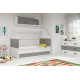 Children's bed attic House KidsBunkBed white pink color 160x80 cm. 124x86x164 cm. Children's bed attic House KidsBunkBed white pink color 160x80 cm. 124x86x164 cm.