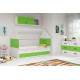 Children's bed attic House KidsBunkBed white pink color 160x80 cm. 124x86x164 cm. Children's bed attic House KidsBunkBed white pink color 160x80 cm. 124x86x164 cm.
