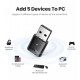 Bluetooth adapter UGREEN USB Bluetooth 5.0 transmitter for computer, laptop Black (US390) Bluetooth adapter UGREEN USB Bluetooth 5.0 transmitter for computer, laptop Black (US390)