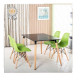 Стілець обідній Accord Enzo Eames Chair зелений 460x420x800 мм Стілець обідній Accord Enzo Eames Chair зелений 460x420x800 мм