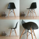 Стул обеденный Accord Enzo Eames Chair черный 460x420x800 мм Стул обеденный Accord Enzo Eames Chair черный 460x420x800 мм