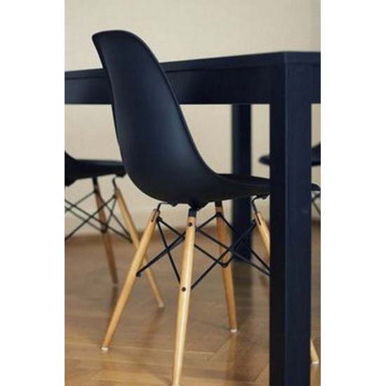 Стул обеденный Accord Enzo Eames Chair черный 460x420x800 мм Стул обеденный Accord Enzo Eames Chair черный 460x420x800 мм