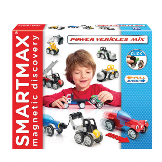 Магнитный конструктор SmartMax Мощные машины (микс) (SMX 303) Магнитный конструктор SmartMax Мощные машины (микс) (SMX 303)