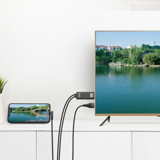 Кабель Hoco HDMI to Lightning 1080P HD Кабель Hoco HDMI to Lightning 1080P HD