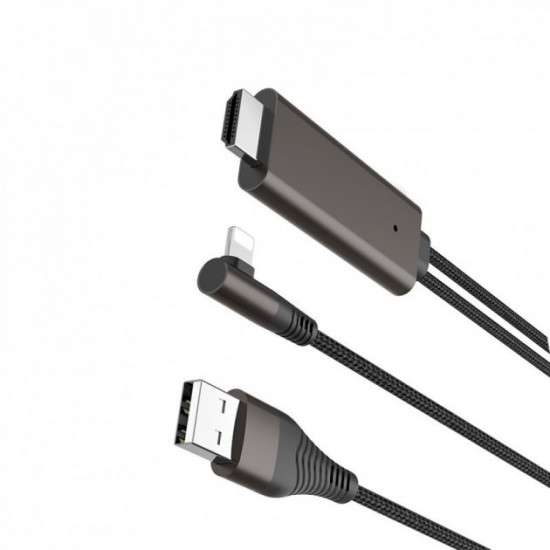 Кабель Hoco HDMI to Lightning 1080P HD Кабель Hoco HDMI to Lightning 1080P HD
