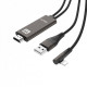 Кабель Hoco HDMI to Lightning 1080P HD Кабель Hoco HDMI to Lightning 1080P HD
