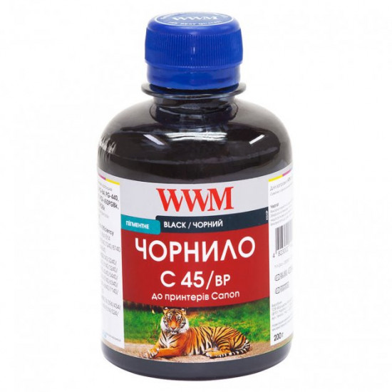 Чернила для Canon PIXMA E3440 WWM C45 Black 200г C45/BP Чернила для Canon PIXMA E3440 WWM C45 Black 200г C45/BP