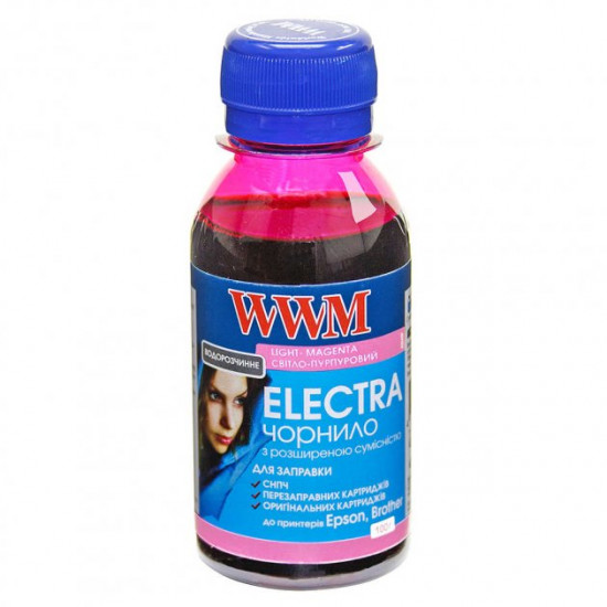 Ink for Epson Stylus Photo RX600 WWM ELECTRA Light Magenta 100g EU/LM-2 Ink for Epson Stylus Photo RX600 WWM ELECTRA Light Magenta 100g EU/LM-2
