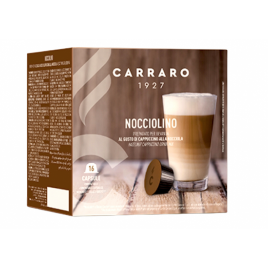 Кофе в капсулах Carraro Dolce Gusto Nocciolino Hazelnut cappuccino 16 шт Кофе в капсулах Carraro Dolce Gusto Nocciolino Hazelnut cappuccino 16 шт