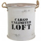 Бочка декоративная Cargo Loft YA11185L Білий Бочка декоративная Cargo Loft YA11185L Білий