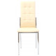 Dining chair Doris base chrome Richman Light beige Dining chair Doris base chrome Richman Light beige