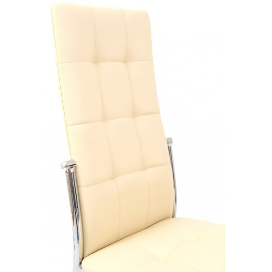 Dining chair Doris base chrome Richman Light beige Dining chair Doris base chrome Richman Light beige
