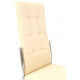 Dining chair Doris base chrome Richman Light beige Dining chair Doris base chrome Richman Light beige