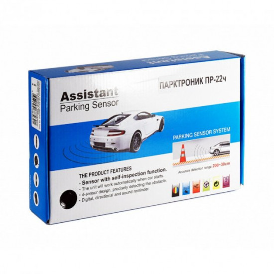 Парктронік паркувальний радар на 4 датчики Assistant Parking Sensor Білий (D-2019090771) Парктронік паркувальний радар на 4 датчики Assistant Parking Sensor Білий (D-2019090771)