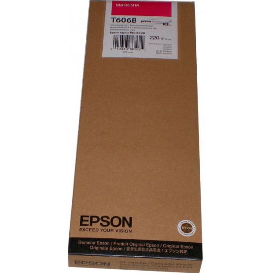 Картридж Epson для Stylus Pro 4800 Magenta (C13T606B00) підвищеної ємності Картридж Epson для Stylus Pro 4800 Magenta (C13T606B00) підвищеної ємності