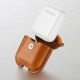 Шкіряний чохол Primo Hook для навушників Apple AirPods / AirPods 2019 - Light Brown