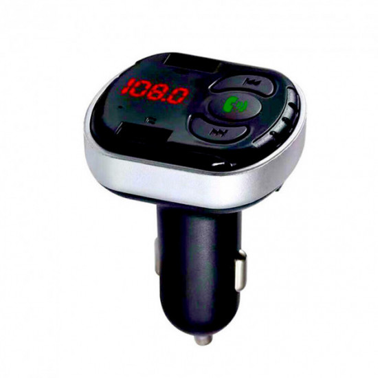 Автомобильный трансмиттер Bluetooth FM модулятор Car x14 USB 2.1A Автомобильный трансмиттер Bluetooth FM модулятор Car x14 USB 2.1A