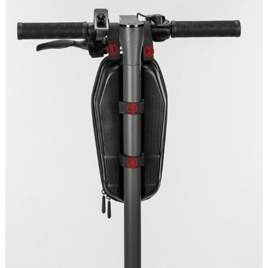 Bag for electric scooter Segway on handlebars 24x11x9 cm (54215-T) Bag for electric scooter Segway on handlebars 24x11x9 cm (54215-T)