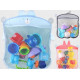 Bathroom mesh for storing toys with a suction cup for children 39x35 cm (587737273) Blue (Teddy Bear) Bathroom mesh for storing toys with a suction cup for children 39x35 cm (587737273) Blue (Teddy Bear)