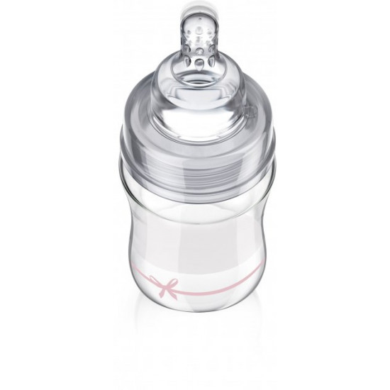 Glass bottle Lovi Diamond Glass Baby Shower 150 ml Pink (74/104girl) Glass bottle Lovi Diamond Glass Baby Shower 150 ml Pink (74/104girl)