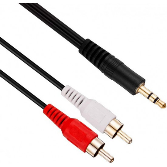 Audio cable Alitek Stereo 3.5 mm M - 2xRCA M tulip (1.2M) (48391) Audio cable Alitek Stereo 3.5 mm M - 2xRCA M tulip (1.2M) (48391)