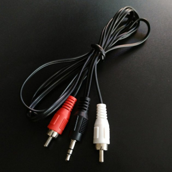 Audio cable Alitek Stereo 3.5 mm M - 2xRCA M tulip (1.2M) (48391) Audio cable Alitek Stereo 3.5 mm M - 2xRCA M tulip (1.2M) (48391)
