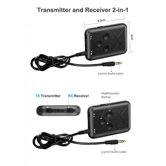 Bluetooth передатчик, приемник Q Sound Bluetooth Receiver/Transmitter 10BT Bluetooth передатчик, приемник Q Sound Bluetooth Receiver/Transmitter 10BT