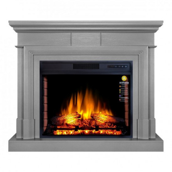 Електрокамін з порталом ArtiFlame STAMFORD AF28S СІРИЙ (зі звуком) Електрокамін з порталом ArtiFlame STAMFORD AF28S СІРИЙ (зі звуком)