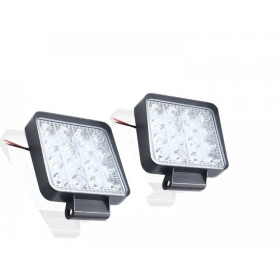 Квадратна фара t48w. Пара Квадратна фара t48w. Пара