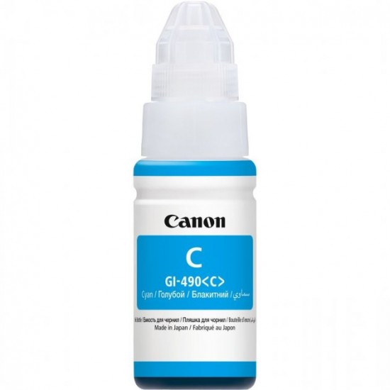 Чернила для Canon PIXMA G3411 Canon 490 Cyan 70мл 0664C001 Чернила для Canon PIXMA G3411 Canon 490 Cyan 70мл 0664C001