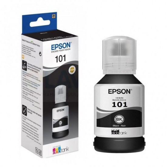 Чорнило для Epson L6160 Epson 101 Black 127мл C13T03V14A Чорнило для Epson L6160 Epson 101 Black 127мл C13T03V14A