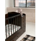 Transformable crib Dream Wenge 16mm 1740x1030x650 mm