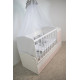 Transformable crib Dream White-Sakura 16mm 1740x1030x650 mm