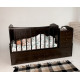 Transformable crib Dream Wenge 16mm 1740x1030x650 mm