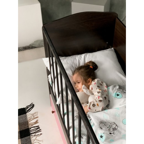 Transformable crib Dream Wenge 16mm 1740x1030x650 mm