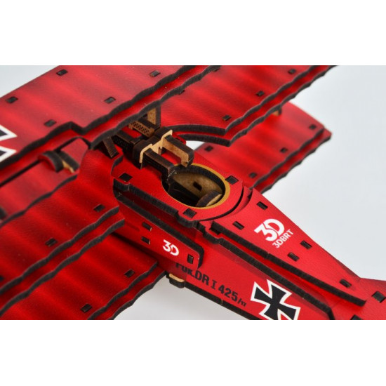Літак БРТ Конструктор Триплан Fokker Dr.1 Червоний барон Літак БРТ Конструктор Триплан Fokker Dr.1 Червоний барон