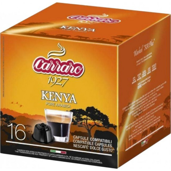 Кофе в капсулах Carraro Kenya Dolce Gusto 7 г х 16 шт (8000604900883) Кофе в капсулах Carraro Kenya Dolce Gusto 7 г х 16 шт (8000604900883)