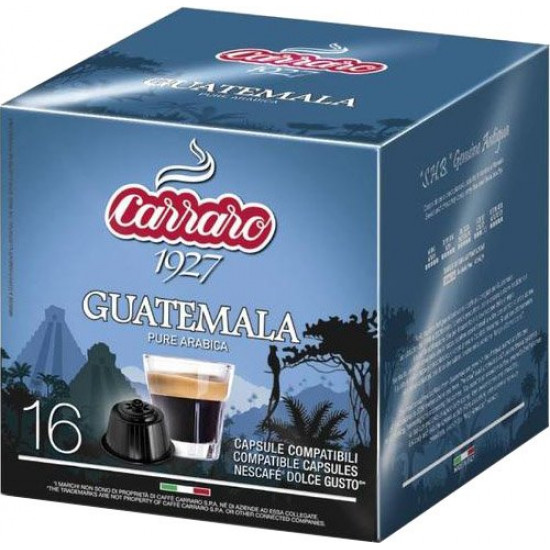 Кофе в капсулах Carraro Guatemala Dolce Gusto 7 г х 16 шт (8000604900890) Кофе в капсулах Carraro Guatemala Dolce Gusto 7 г х 16 шт (8000604900890)