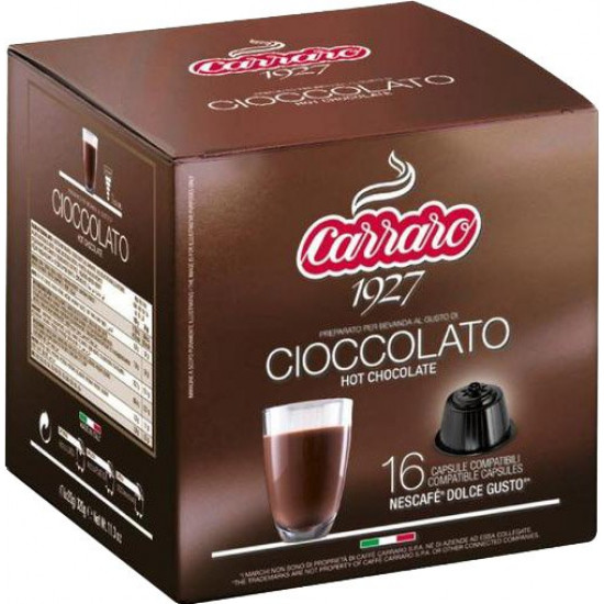 Кофе в капсулах Carraro Cioccolato Dolce Gusto 7 г х 16 шт (8000604900753) Кофе в капсулах Carraro Cioccolato Dolce Gusto 7 г х 16 шт (8000604900753)