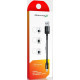 Кабель Grand-X для Power Bank USB-Lightning FM-20L 20 см Black