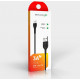 Cable Grand-X USB-micro USB 3A 1 m Black (PM-03B) Cable Grand-X USB-micro USB 3A 1 m Black (PM-03B)
