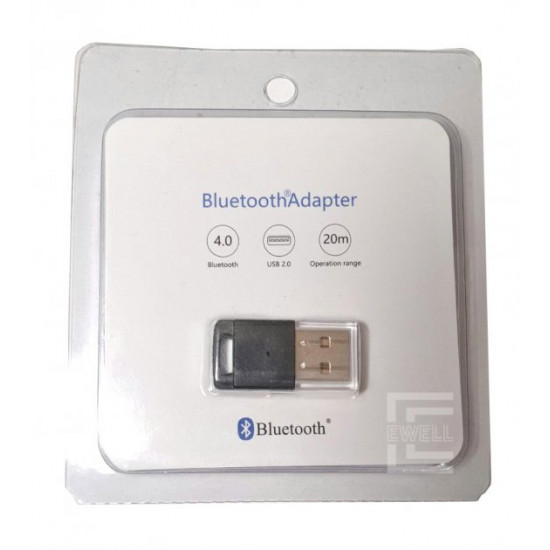 Bluetooth-адаптер 4.0 Ewell, чип CSR8510, aptX, black (EW296) Bluetooth-адаптер 4.0 Ewell, чип CSR8510, aptX, black (EW296)