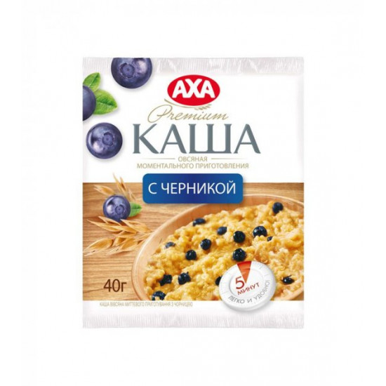 Вівсяна Каша Premium Аха Чорниця 40 г (4820008123251) Вівсяна Каша Premium Аха Чорниця 40 г (4820008123251)
