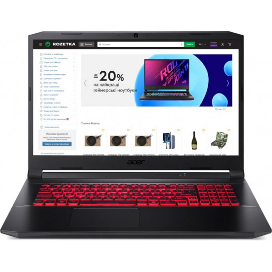 Ноутбук Acer Nitro 5 AN517-54-58CY (NH.QF8EU.001) Shale Black Ноутбук Acer Nitro 5 AN517-54-58CY (NH.QF8EU.001) Shale Black