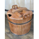 Steamer for bathhouse oak with stainless hoops No. 2 25 l Steamer for bathhouse oak with stainless hoops No. 2 25 l