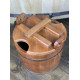 Steamer for bathhouse oak with stainless hoops No. 2 25 l Steamer for bathhouse oak with stainless hoops No. 2 25 l