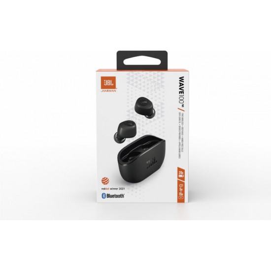  Наушники JBL Wave 100 TWS Black (JBLW100TWSBLK)