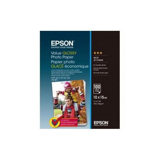 Epson Value Glossy Photo Paper 10x15 cm 100 sheets (C13S400039) (C13S400039) Epson Value Glossy Photo Paper 10x15 cm 100 sheets (C13S400039) (C13S400039)